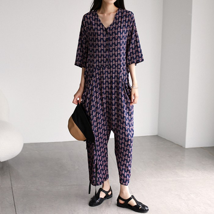 printed jumpsuit