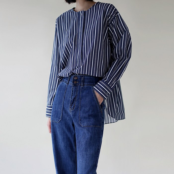 Placket slit shirt