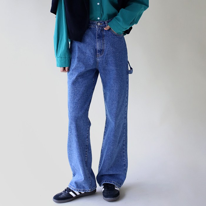 Name Cargo Denim Pants