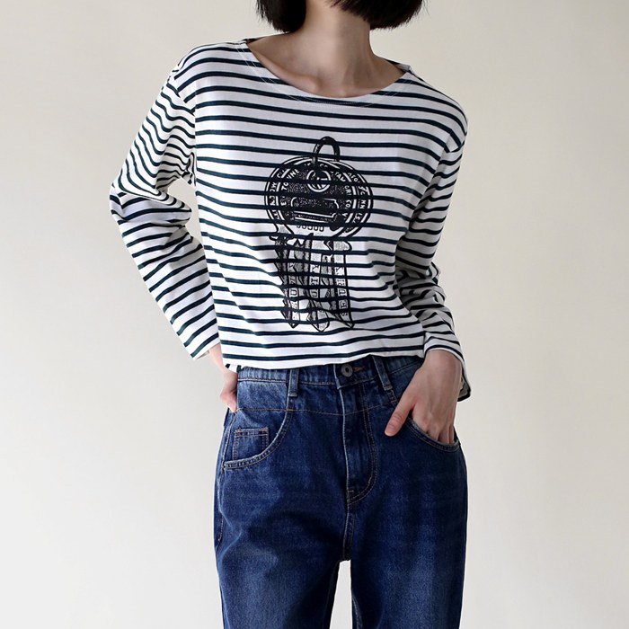 Stripe key tee