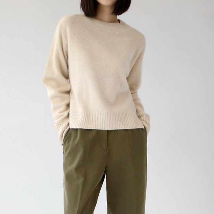 Raccoon Fox Round Knit Top