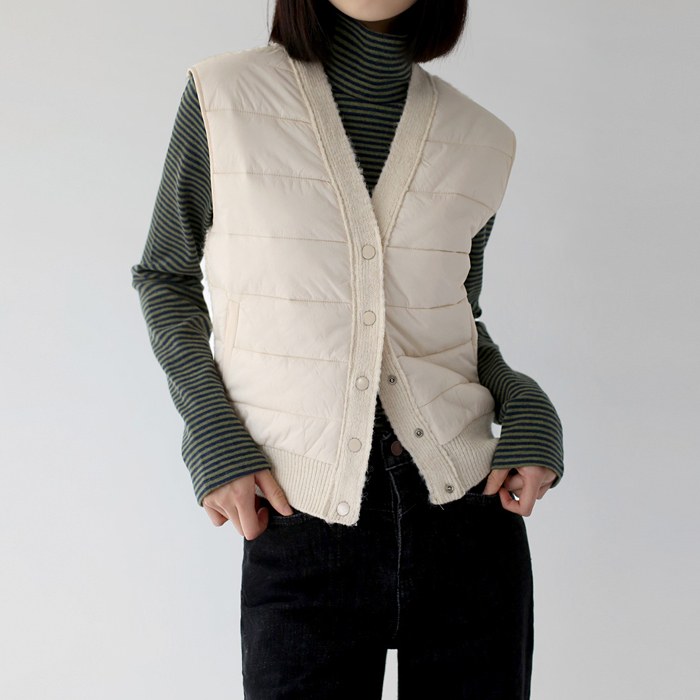 Mark Knit Color Block Vest