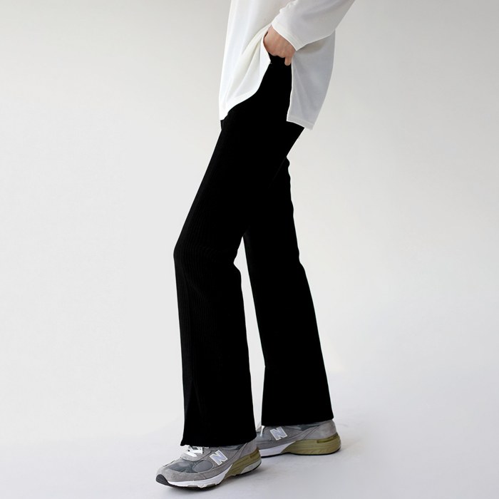 Slit Corduroy Span Pants