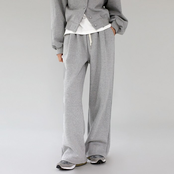 Ale fleece wide pants