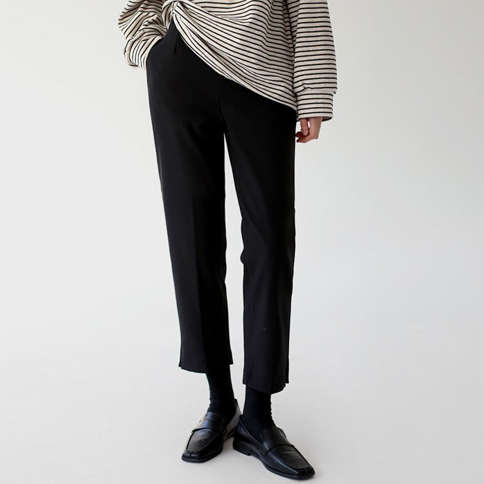 Slit Slim Fleece Pants