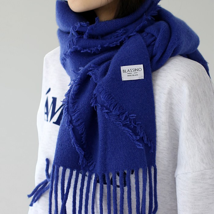 Fringe Wool Muffler